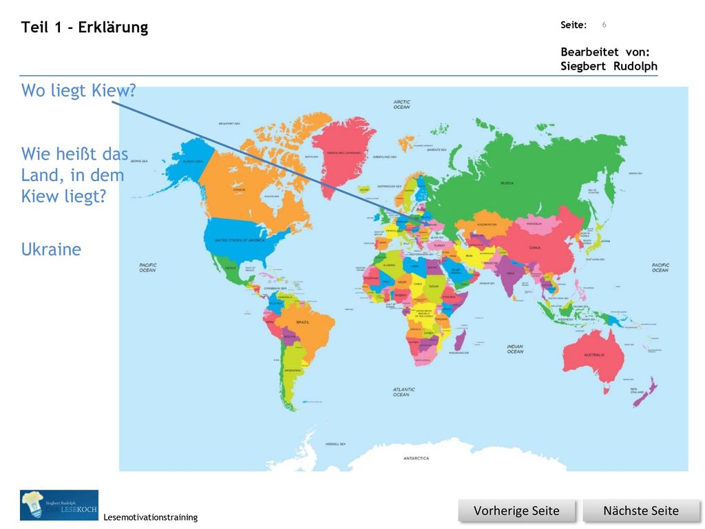 Wo liegt Kiew Wie heißt das Land, in dem Kiew liegt Ukraine