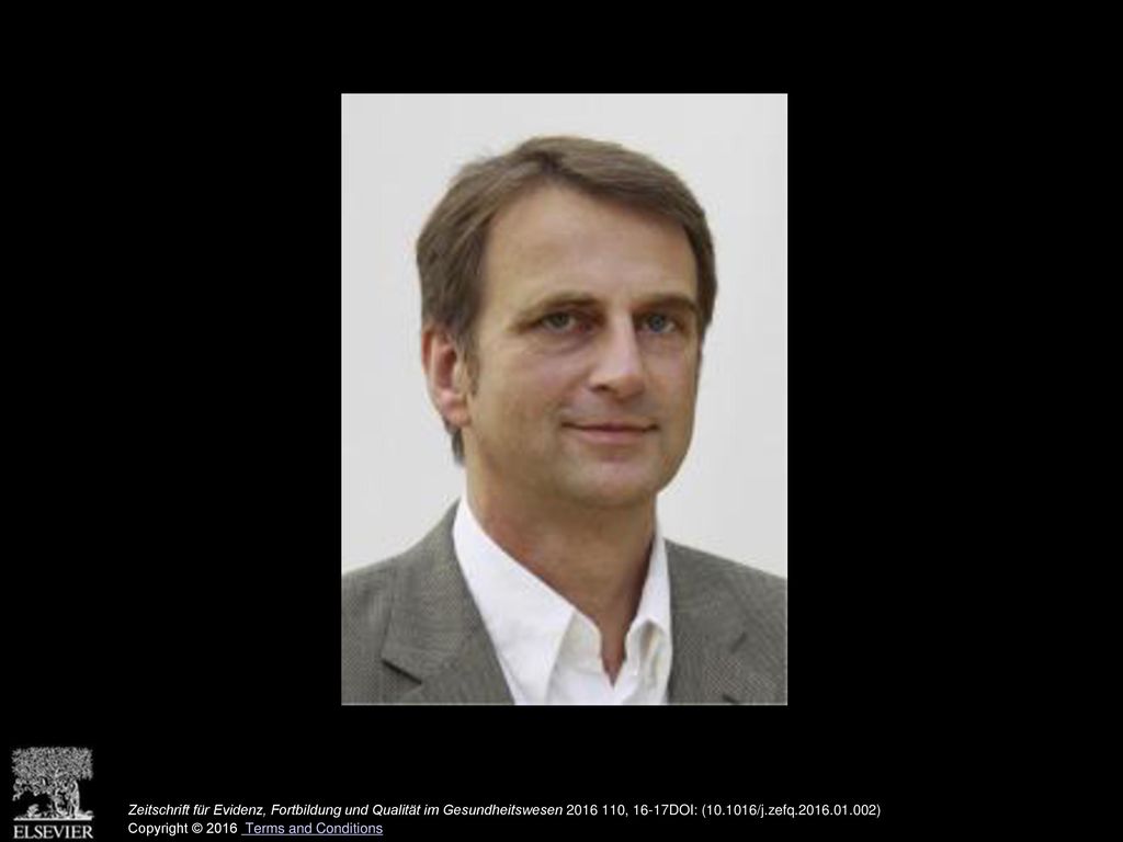Zeitschrift für Evidenz, Fortbildung und Qualität im Gesundheitswesen , 16-17DOI: ( /j.zefq )
