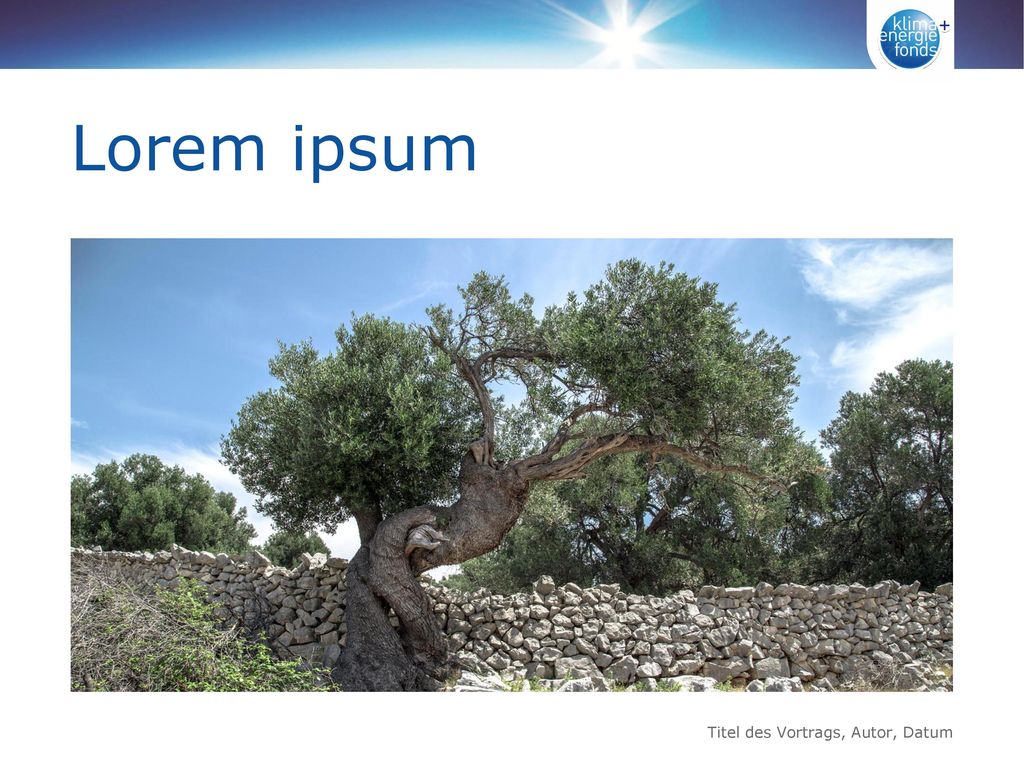 Lorem ipsum Titel des Vortrags, Autor, Datum