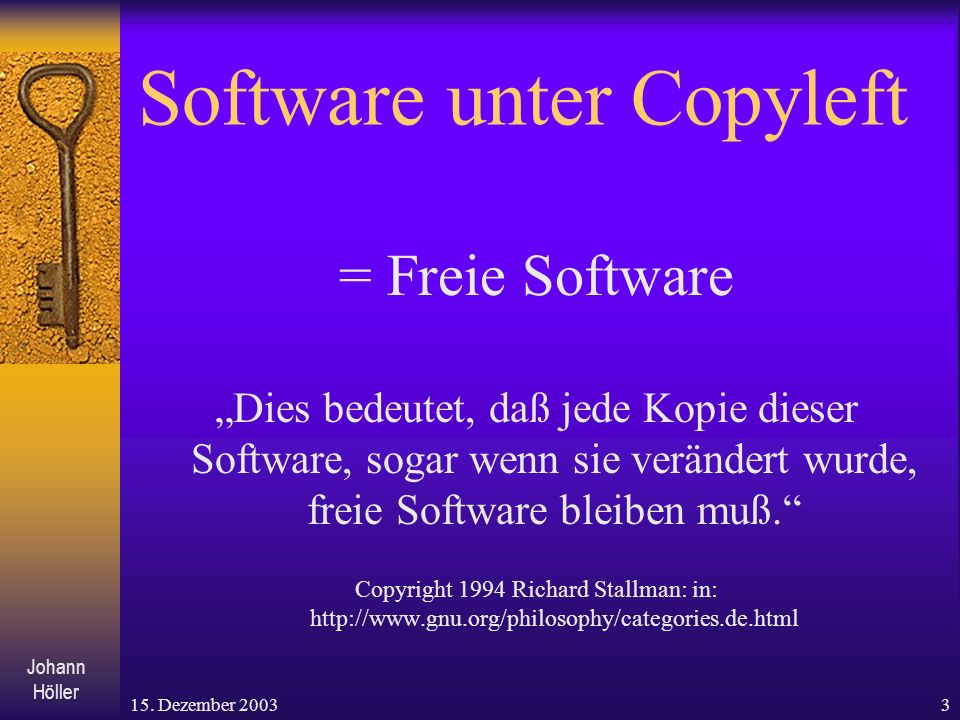 Software unter Copyleft