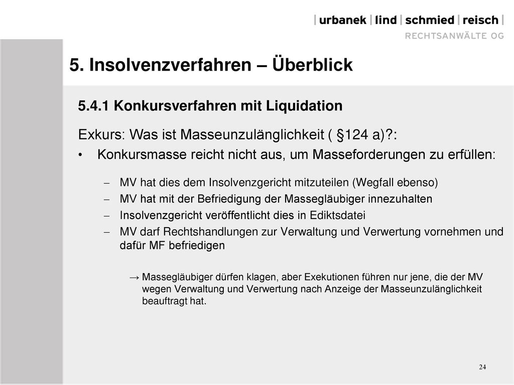 Exekutions Insolvenz Und Sanierungsrecht Ppt Herunterladen