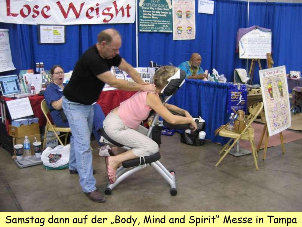 Samstag dann auf der „Body, Mind and Spirit Messe in Tampa