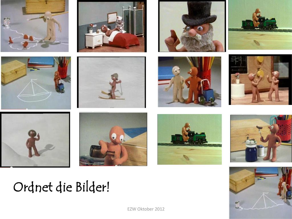 As the story is read to the pupils they have to order the pictures