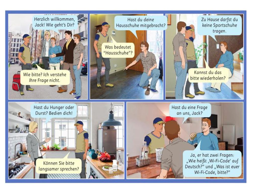 Roleplay – students make their own version – are you likely to understand everything