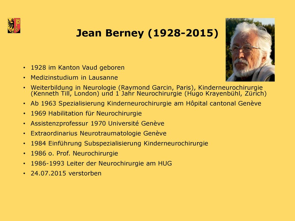 Jean Berney ( ) 1928 im Kanton Vaud geboren
