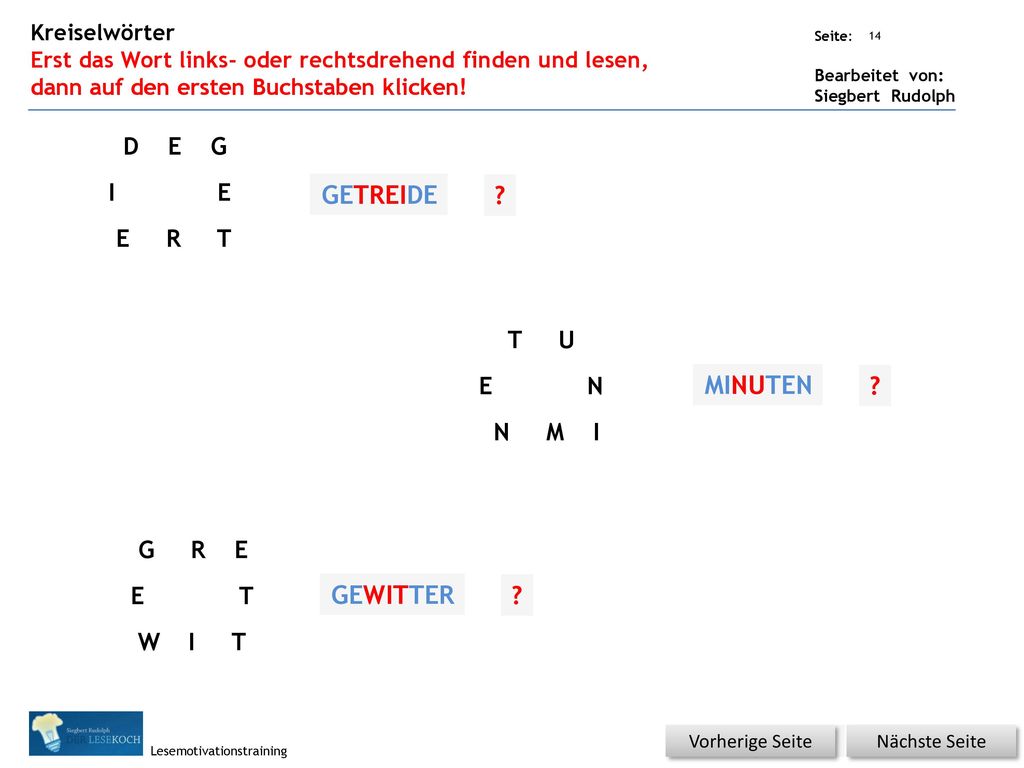 GETREIDE MINUTEN GEWITTER D E G I E E R T T U E N N M I G R E