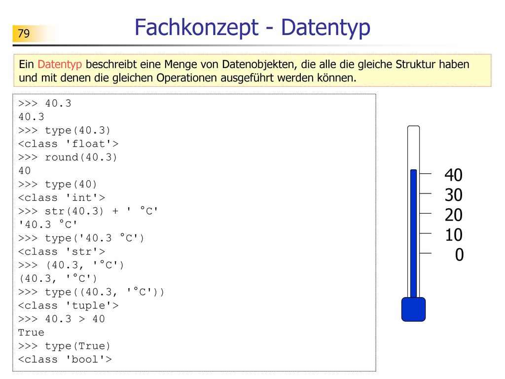 Fachkonzept - Datentyp