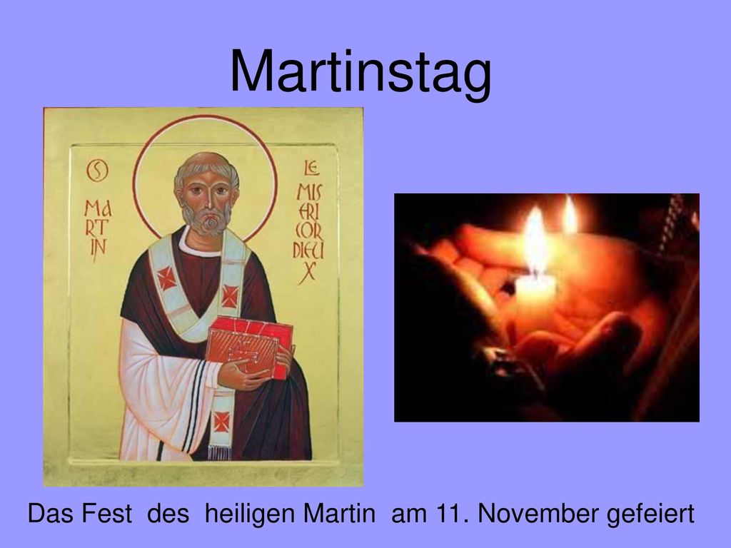 Martinstag Das Fest des heiligen Martin am 11. November gefeiert