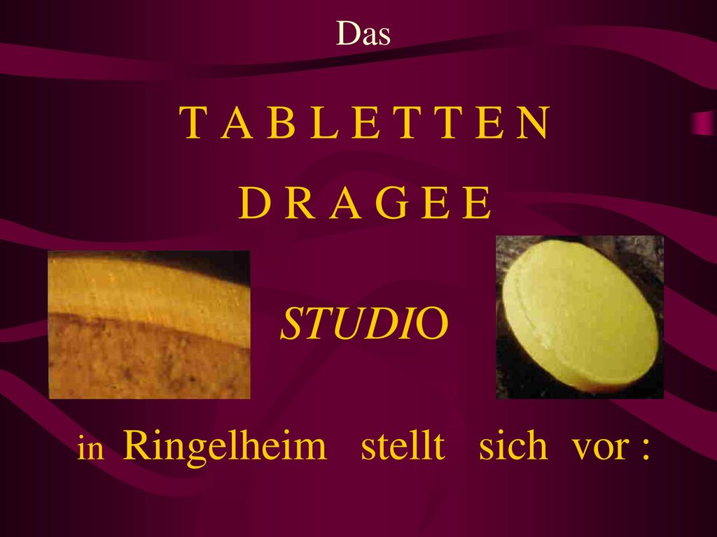 T A B L E T T E N D R A G E E STUDIO in Ringelheim stellt sich vor :
