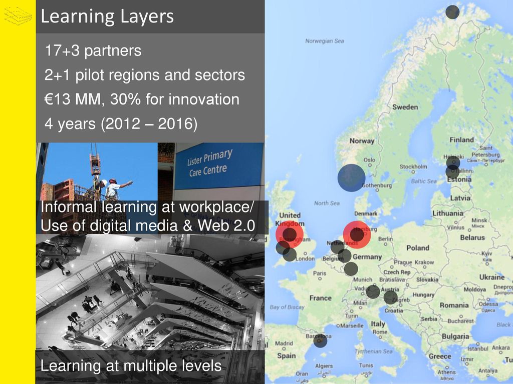 Learning Layers 17+3 partners 2+1 pilot regions and sectors