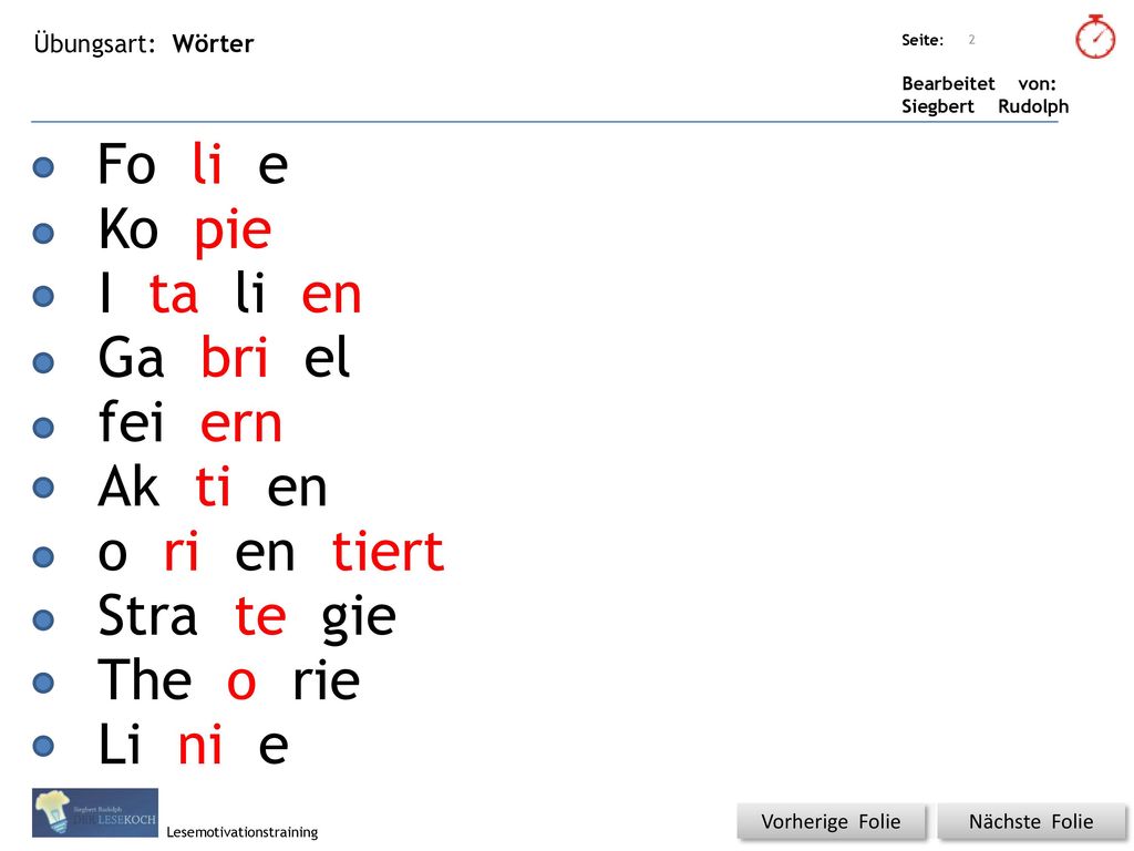 Fo li e Ko pie I ta li en Ga bri el fei ern Ak ti en o ri en tiert