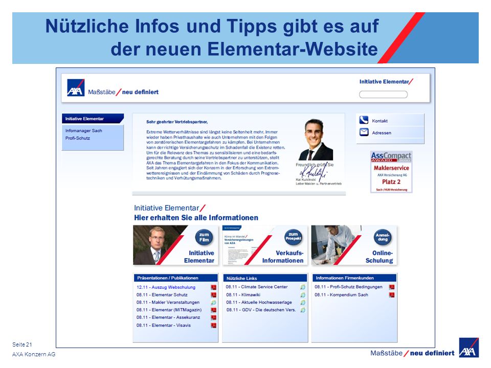 Nützliche Infos und Tipps gibt es auf der neuen Elementar-Website