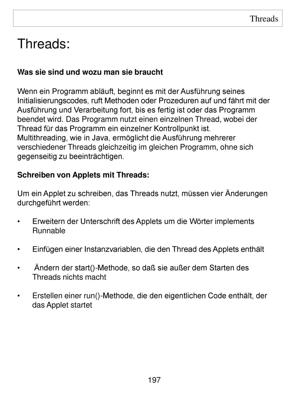 Threads: Threads Was sie sind und wozu man sie braucht