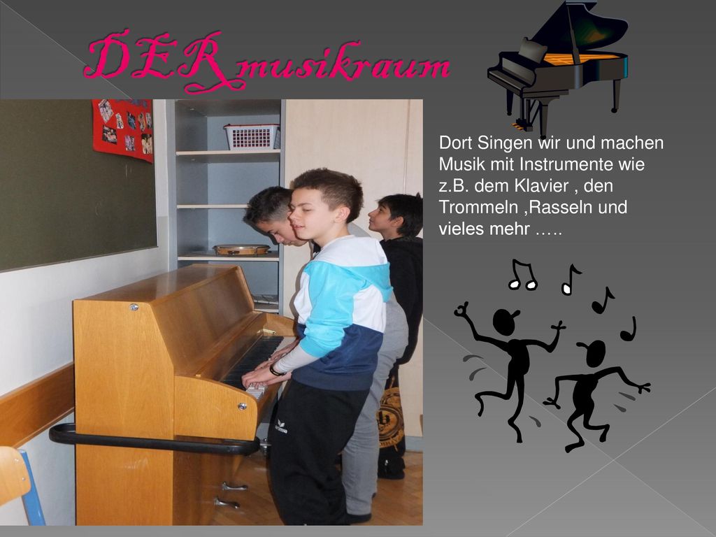 DER musikraum Dort Singen wir und machen Musik mit Instrumente wie z.B.