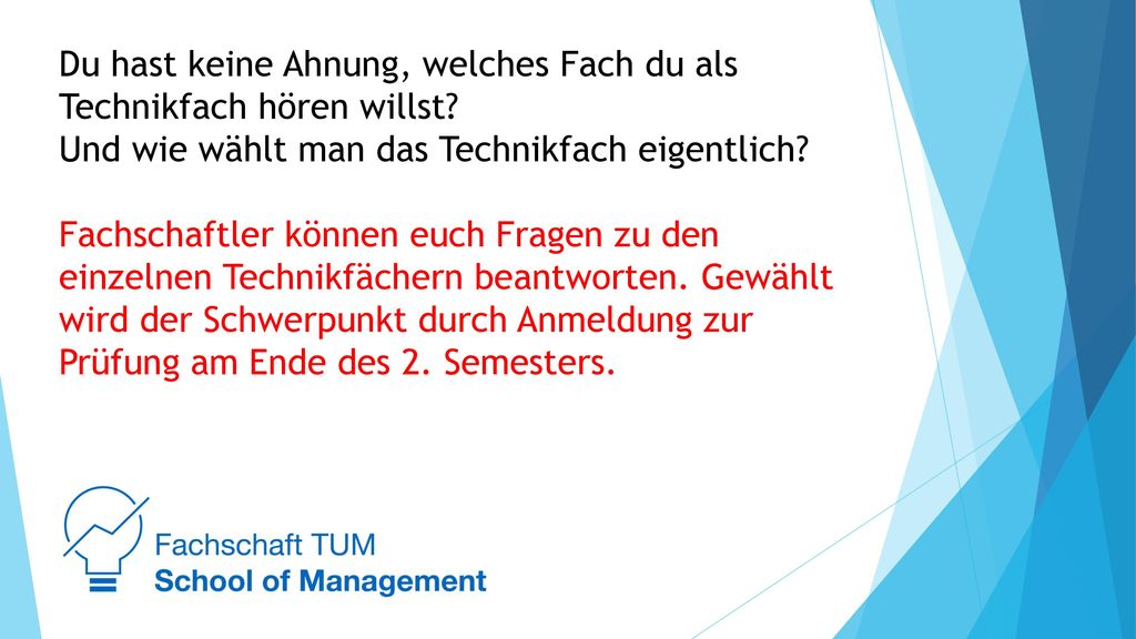 Du hast keine Ahnung, welches Fach du als Technikfach hören willst