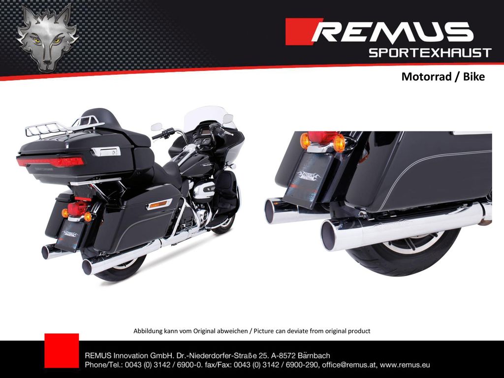 Motorrad / Bike Abbildung kann vom Original abweichen / Picture can deviate from original product