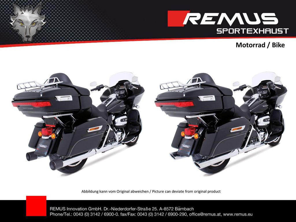Motorrad / Bike Abbildung kann vom Original abweichen / Picture can deviate from original product