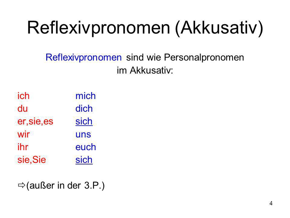 Euch ich dich ihr mich du du, dich,