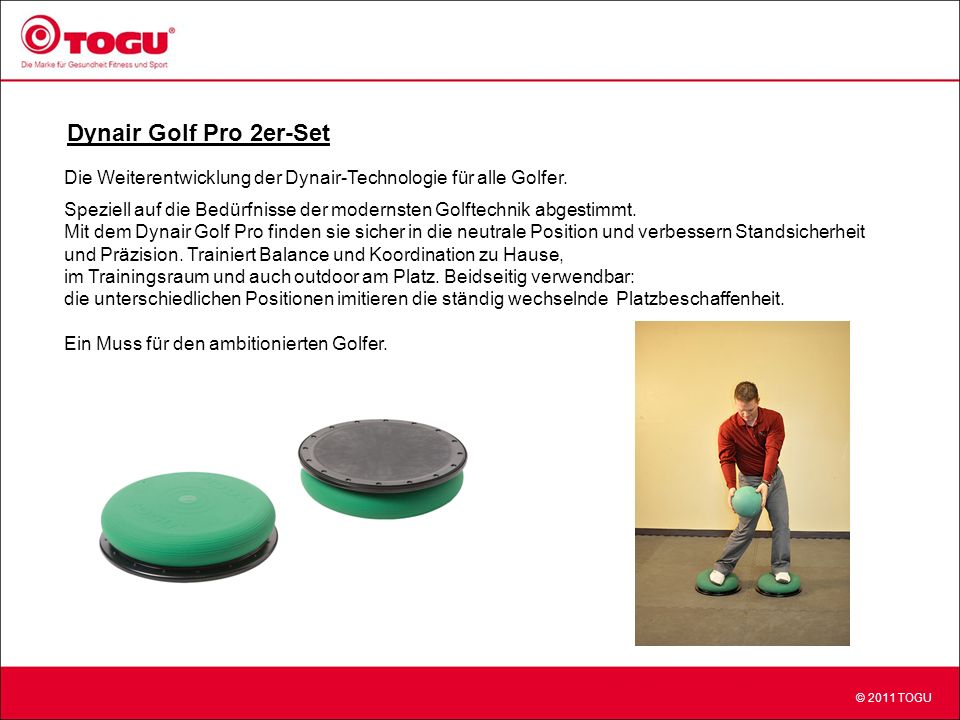 Dynair Golf Pro 2er-Set Die Weiterentwicklung der Dynair-Technologie für alle Golfer.