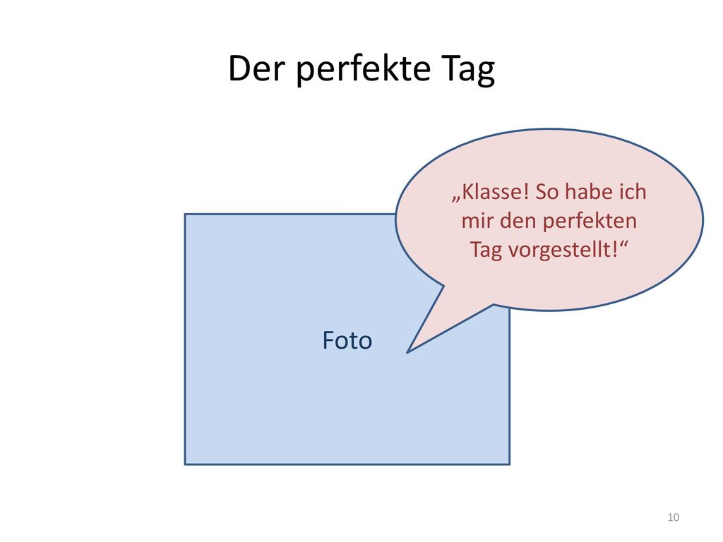 „Klasse! So habe ich mir den perfekten Tag vorgestellt!