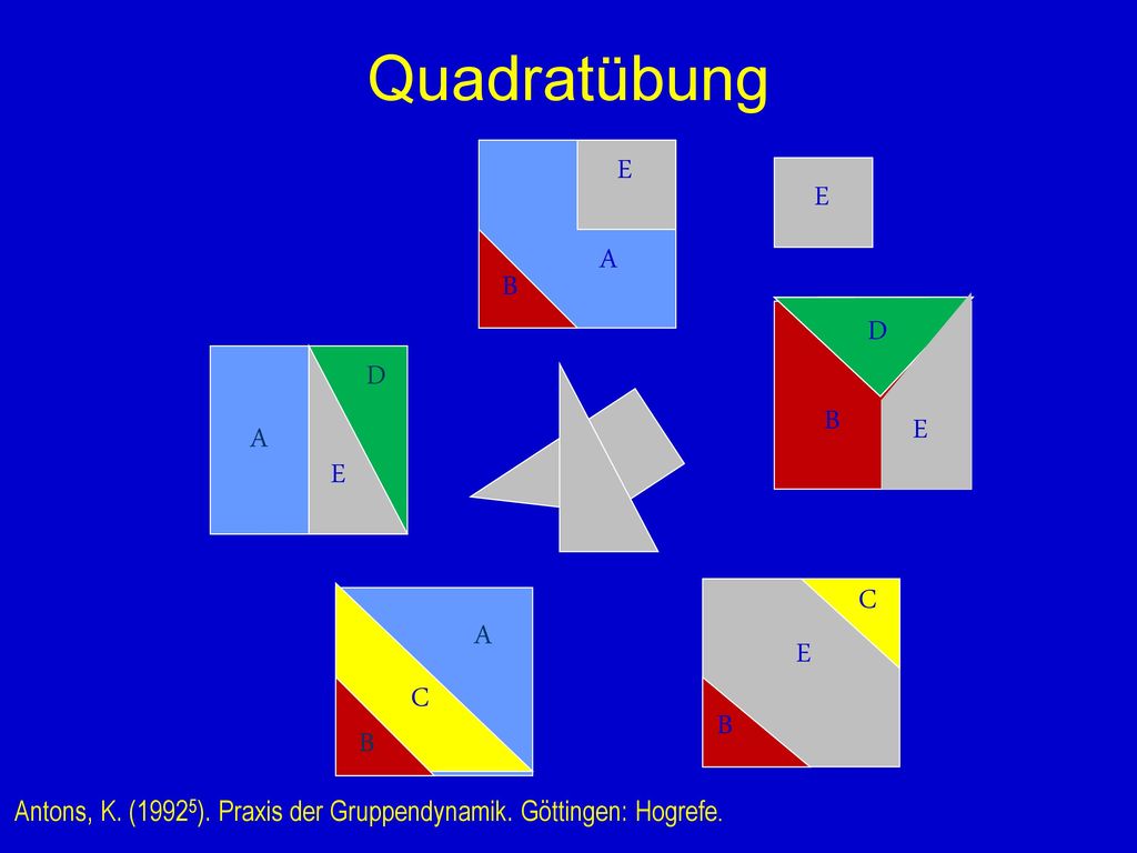 Quadratübung E E A B D D B E A E C A E C B B