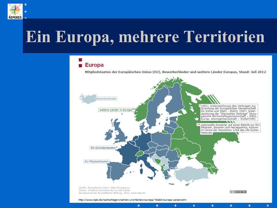 Ein Europa, mehrere Territorien