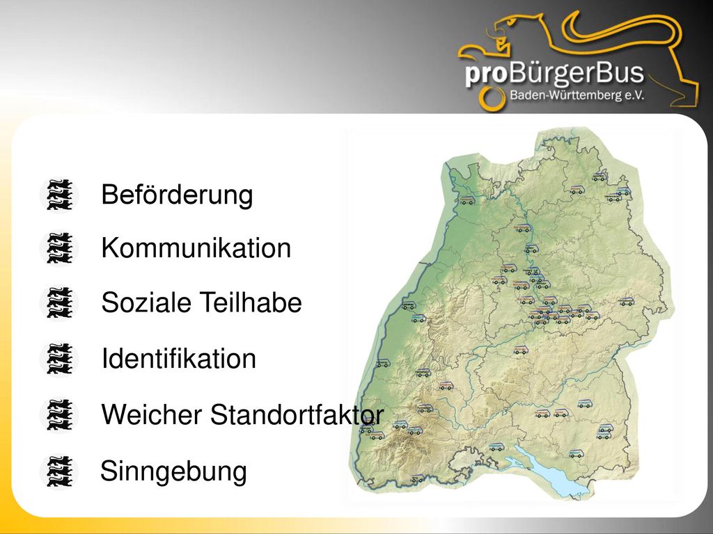 Beförderung Kommunikation Soziale Teilhabe Identifikation Weicher Standortfaktor Sinngebung