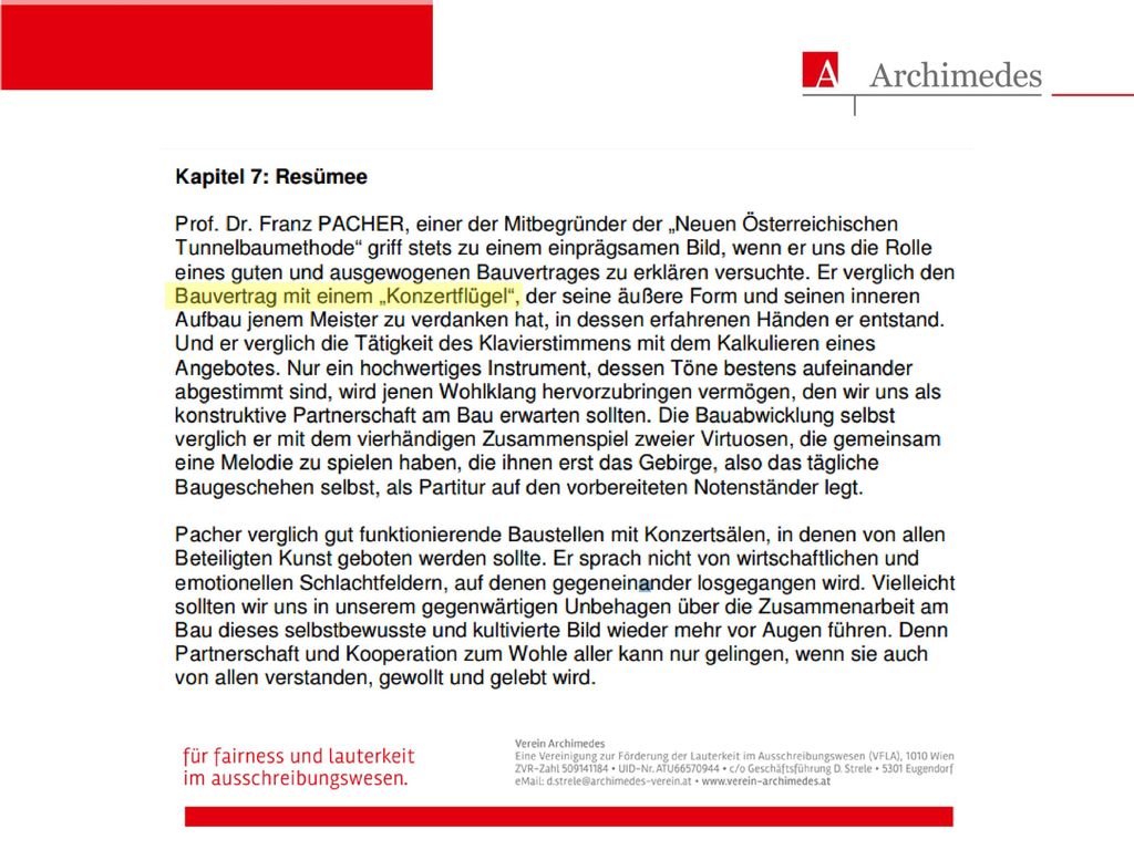 Wenn ich das Wort Ethik in diesem Zusammenhang ausspreche möchte ich an den Vortrag Vavrovskys im Jahr 2012 beim 2.