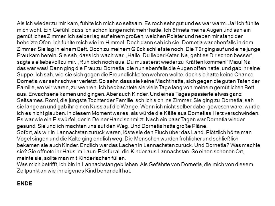 Als ich wieder zu mir kam, fühlte ich mich so seltsam