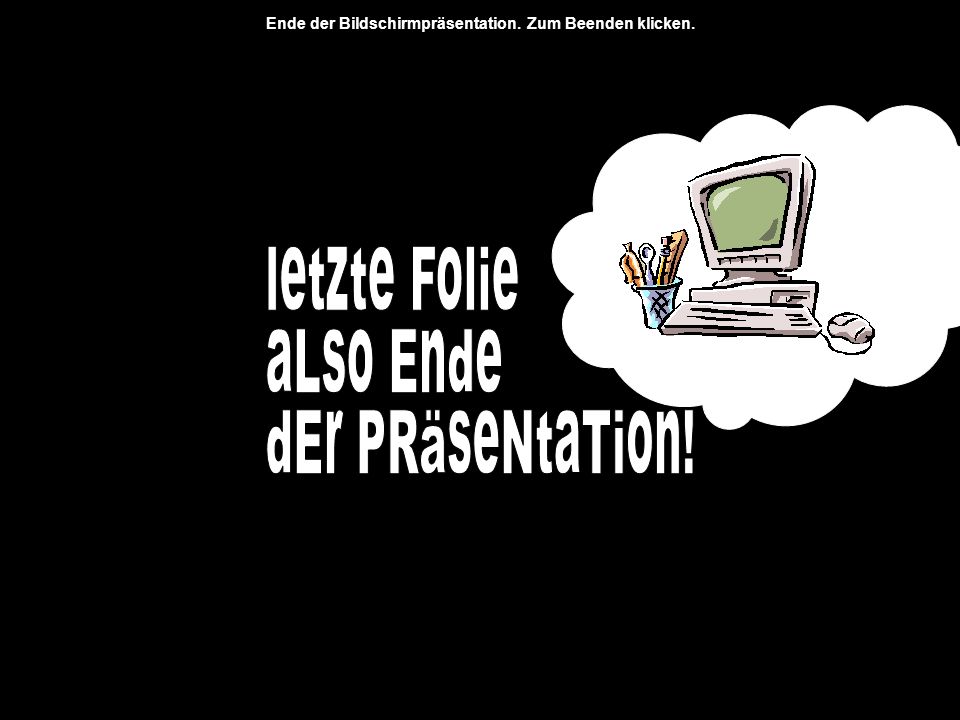 Prasentation Ende So Beenden Sie Eine Prasentation