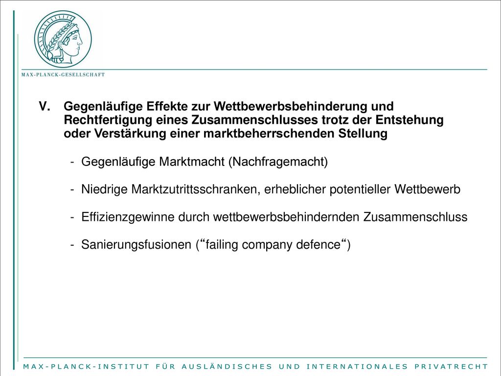 Gegenläufige Effekte zur Wettbewerbsbehinderung und Rechtfertigung eines Zusammenschlusses trotz der Entstehung oder Verstärkung einer marktbeherrschenden Stellung