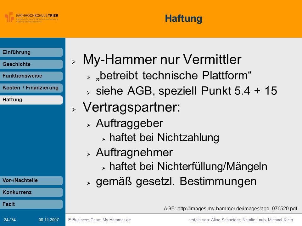 business case: My-Hammer.de - ppt video online herunterladen