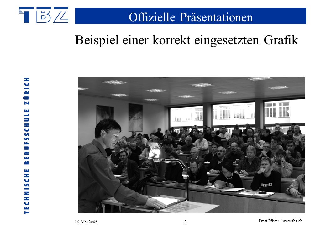 Beispiel einer korrekt eingesetzten Grafik