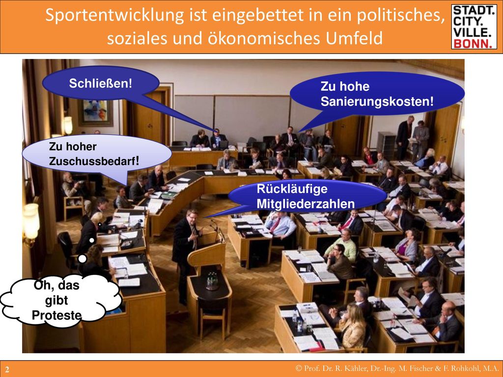 Sportentwicklung ist eingebettet in ein politisches, soziales und ökonomisches Umfeld