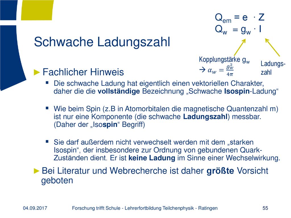 Forschung trifft Schule - Lehrerfortbildung Teilchenphysik - Ratingen