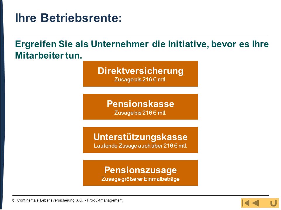 Ihre Betriebsrente: Ergreifen Sie als Unternehmer die Initiative, bevor es Ihre Mitarbeiter tun. Direktversicherung.