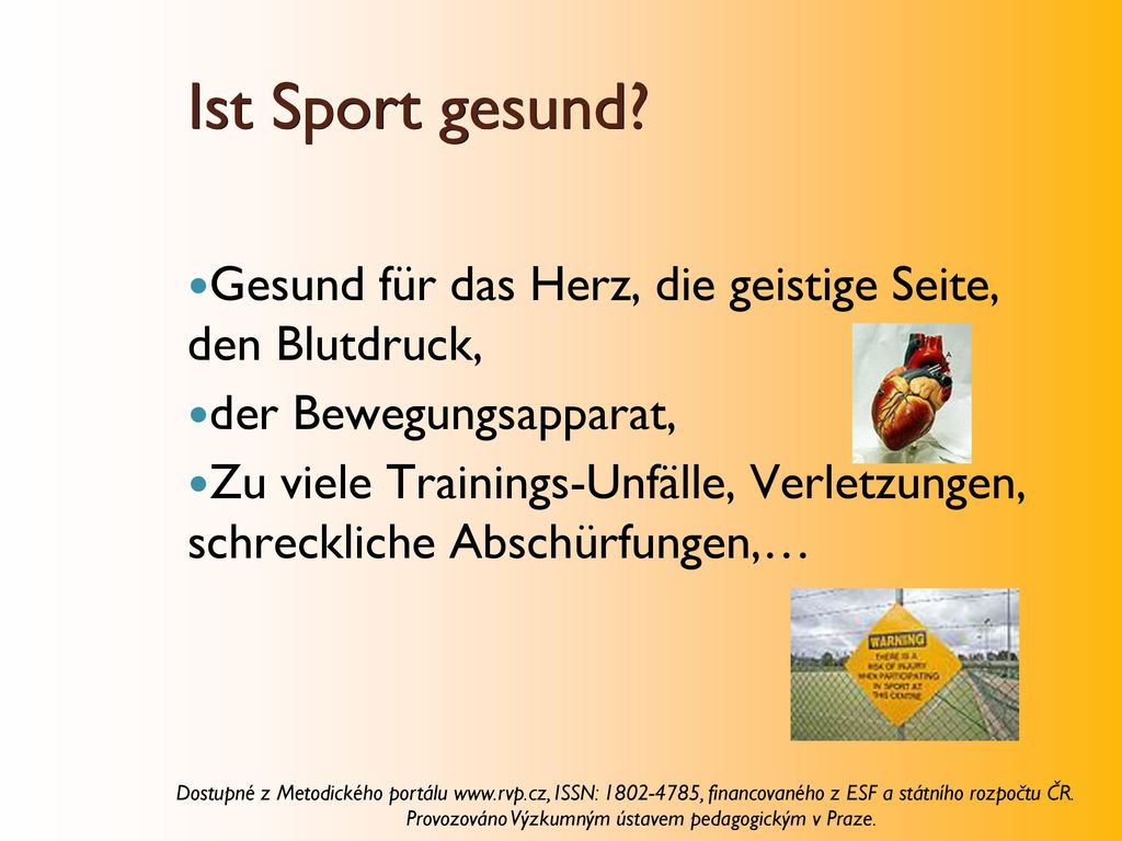 Ist Sport gesund Gesund für das Herz, die geistige Seite, den Blutdruck, der Bewegungsapparat,