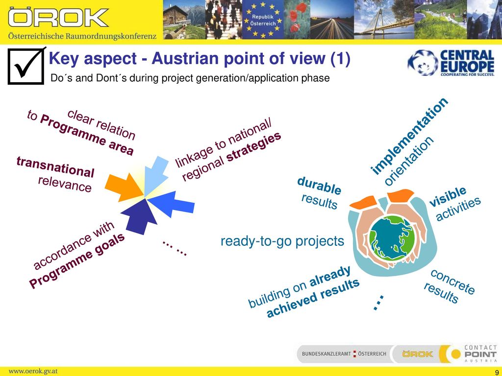  … Key aspect - Austrian point of view (1) implementation orientation