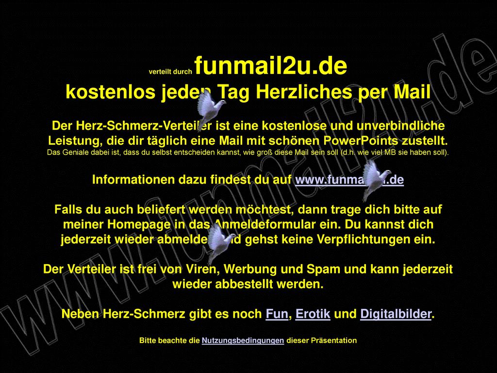 kostenlos jeden Tag Herzliches per Mail
