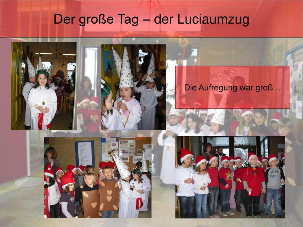 Der große Tag – der Luciaumzug