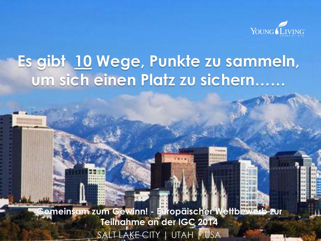 Es gibt 10 Wege, Punkte zu sammeln, um sich einen Platz zu sichern……