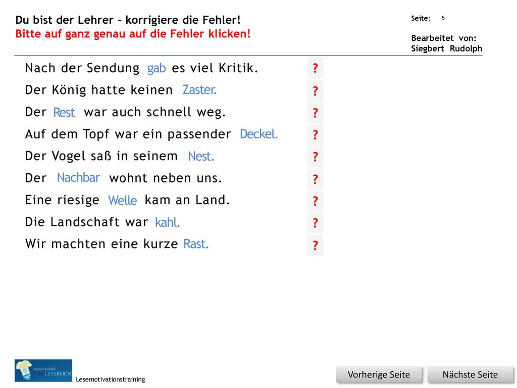 Nach der Sendung geb es viel Kritik. Der König hatte keinen Zester.