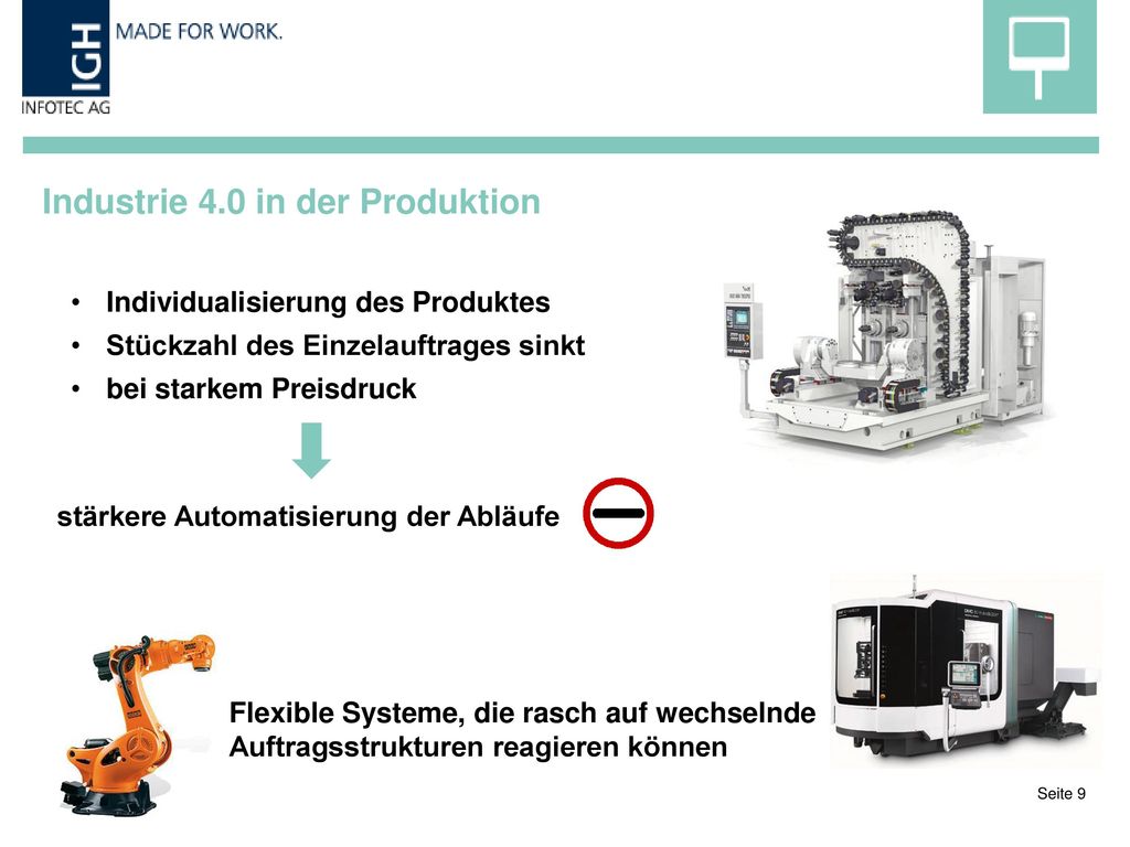 Industrie 4.0 in der Produktion