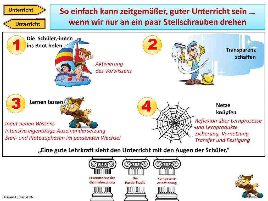 „Eine gute Lehrkraft sieht den Unterricht mit den Augen der Schüler.