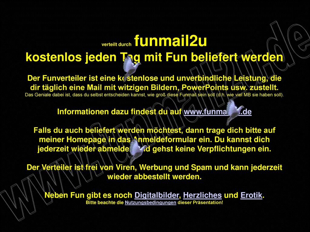 kostenlos jeden Tag mit Fun beliefert werden