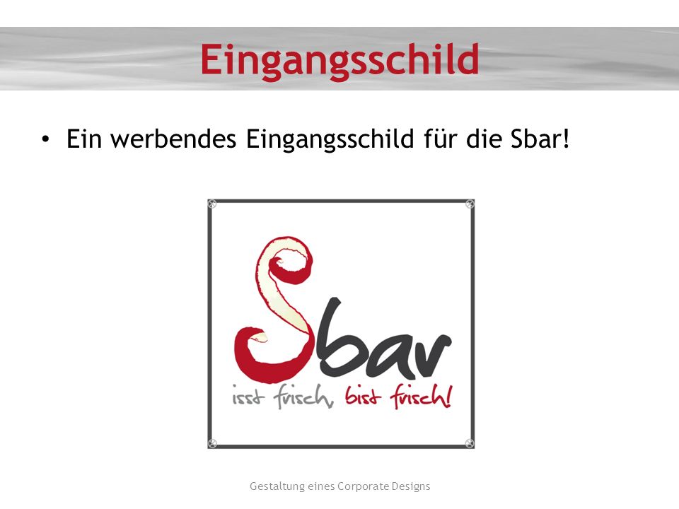 Gestaltung eines Corporate Designs