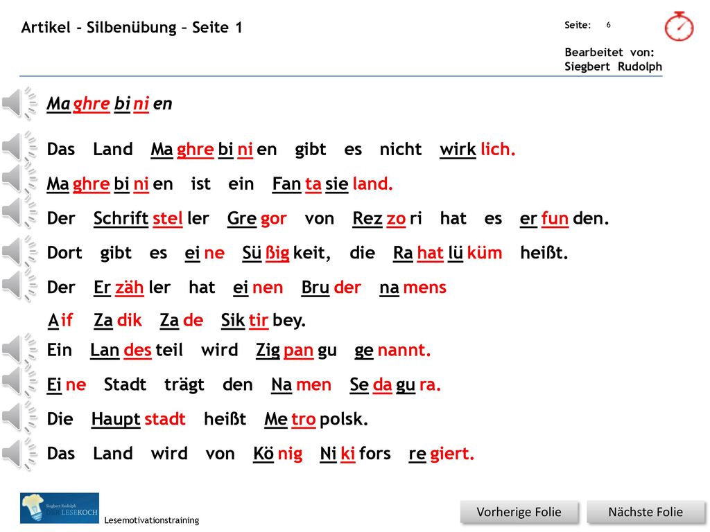 Ma ghre bi ni en Das Land Ma ghre bi ni en gibt es nicht wirk lich. Ma