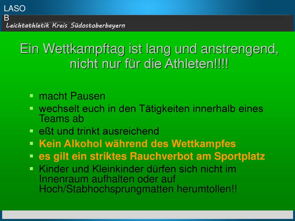 Ein Wettkampftag ist lang und anstrengend, nicht nur für die Athleten!!!!