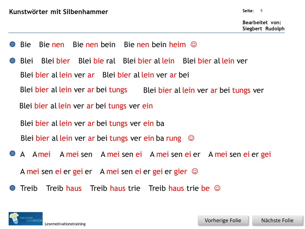 Bie Bie nen Bie nen bein Bie nen bein heim  Blei Blei bier Blei bie