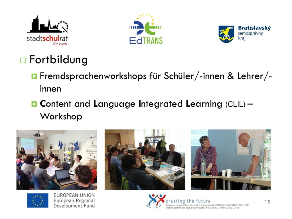 Fortbildung Fremdsprachenworkshops für Schüler/-innen & Lehrer/- innen